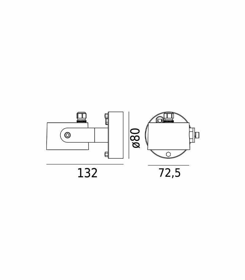 Norlys Moss Exterior Wall Lights 3000K Black / Graphite 4W IP65 - NLYS.6161B, NLYS.6161GR- Norlys