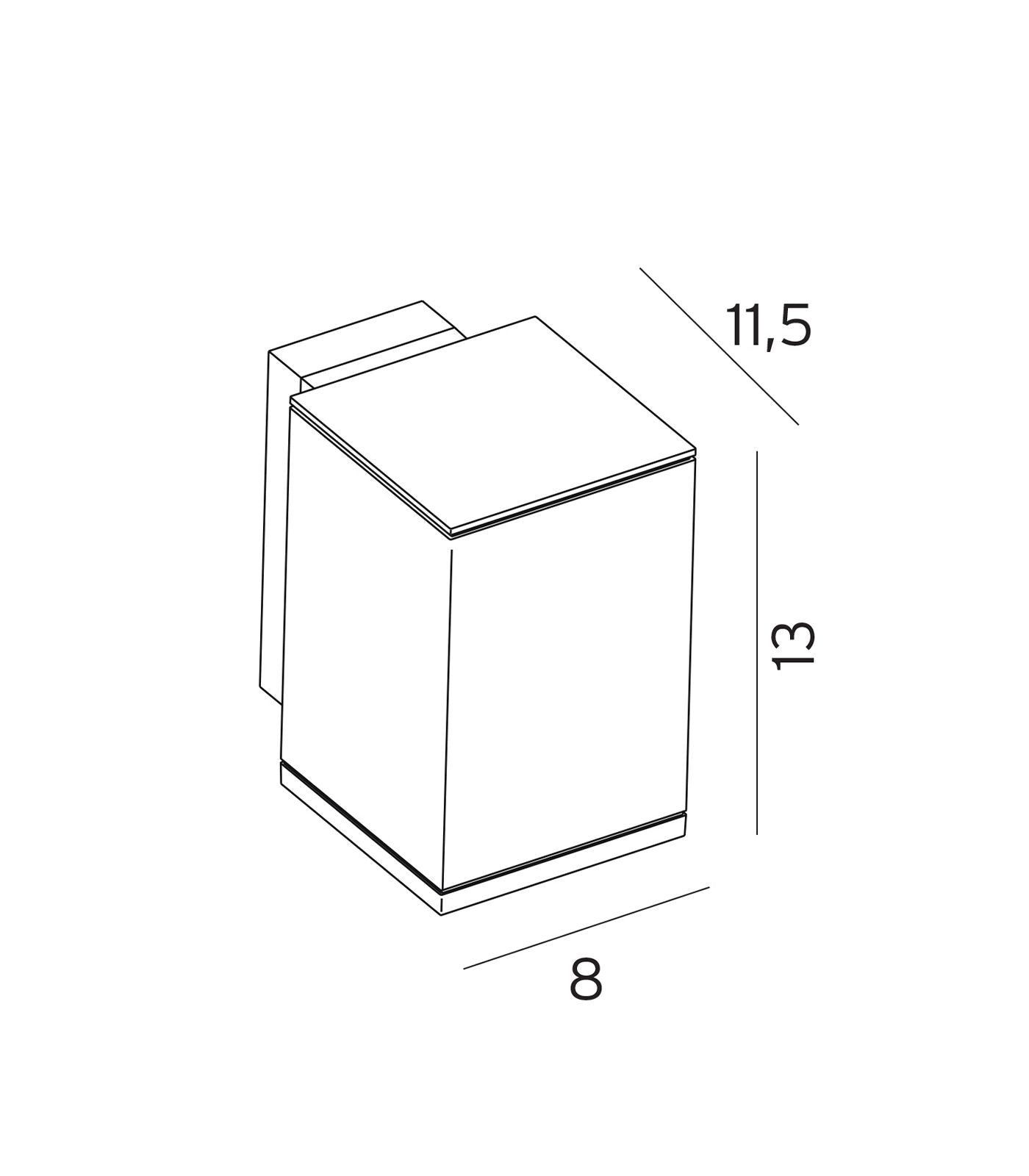 Norlys Sandvik Exterior Wall Lights Black / White / Aluminium / Graphite IP65 - NLYS.1740, NLYS.1730 - Norlys