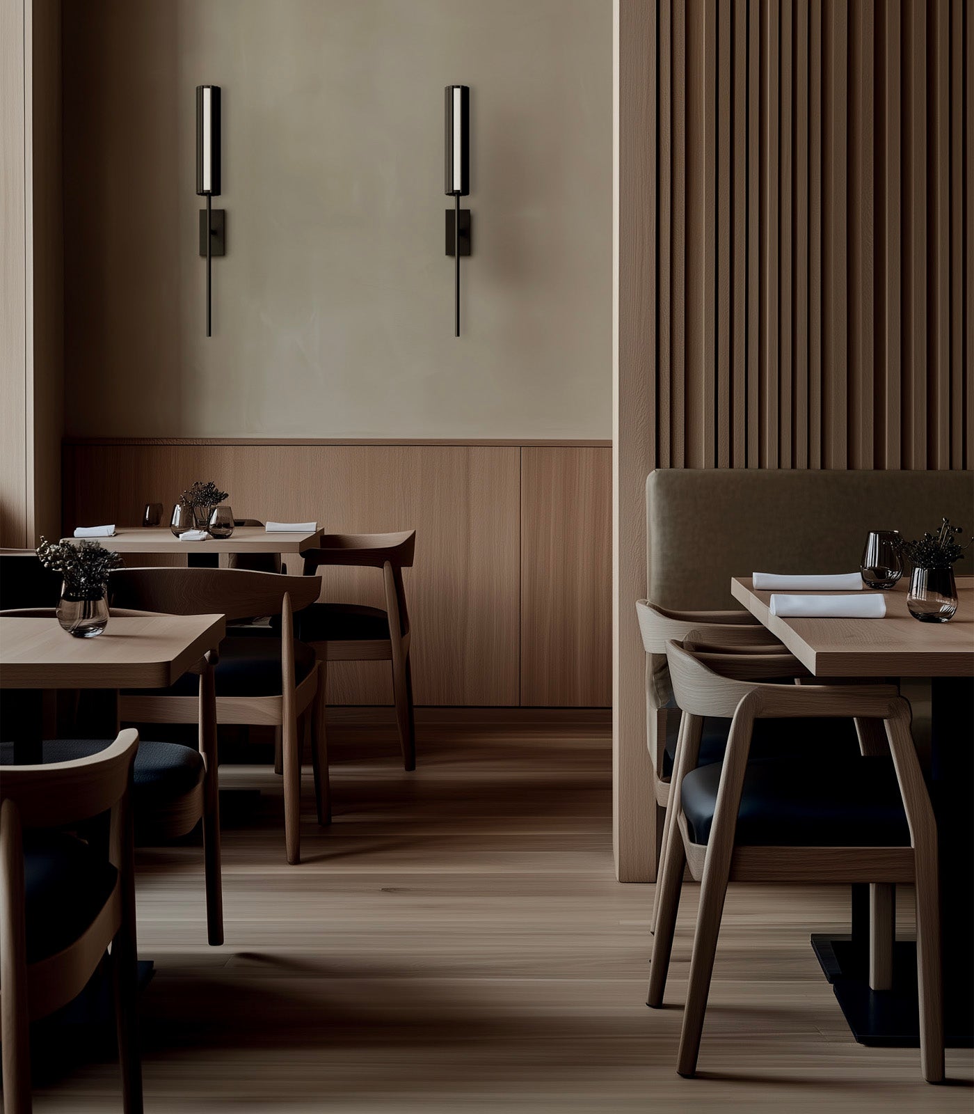 Aromas Niro Interior Wall Lights 2700K Aged Gold/ Walnut/ Matte Black 8W - ARO.A1314/ORO, ARO.A1314/NEG