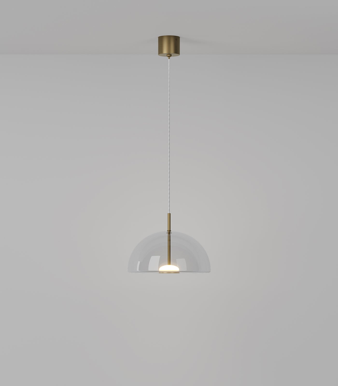 Lighting Republic Dome Air Interior Pendants 2700K Clear/ Frosted 4W- LR.i02.70.DM.CL.OB,  LR.i02.70.DM.FR.OB
