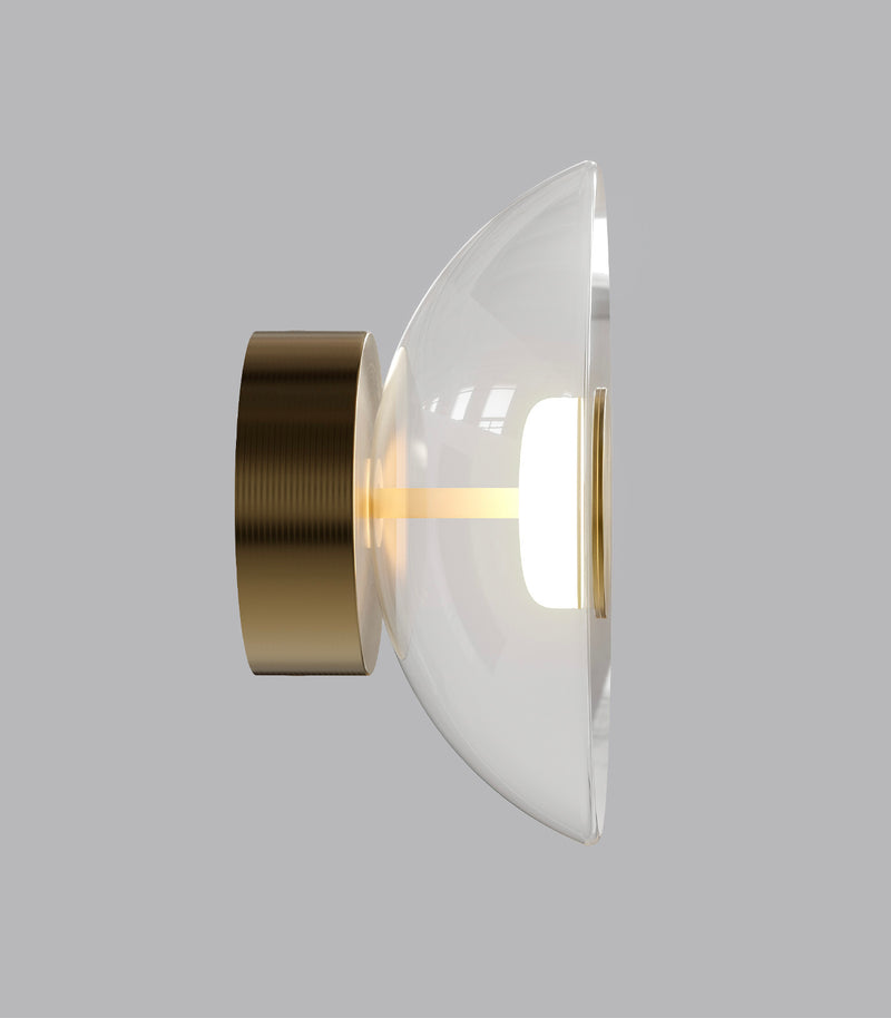 Lighting Republic Dome Air Interior Wall Lights 2700K Clear / White 4W IP44 - LR.i01.70.DM.CL.OB, LR.i01.70.DM.FR.OB