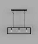 Lighting Republic Dover Linear Clear / Frosted Interior Pendant Old Bronze - LR.i02.73.- Lighting Republic