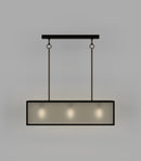 Lighting Republic Dover Linear Clear / Frosted Interior Pendant Old Bronze - LR.i02.73.- Lighting Republic