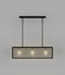 Lighting Republic Dover Linear Clear / Frosted Interior Pendant Old Bronze - LR.i02.73.- Lighting Republic