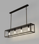 Lighting Republic Dover Linear Clear / Frosted Interior Pendant Old Bronze - LR.i02.73.- Lighting Republic