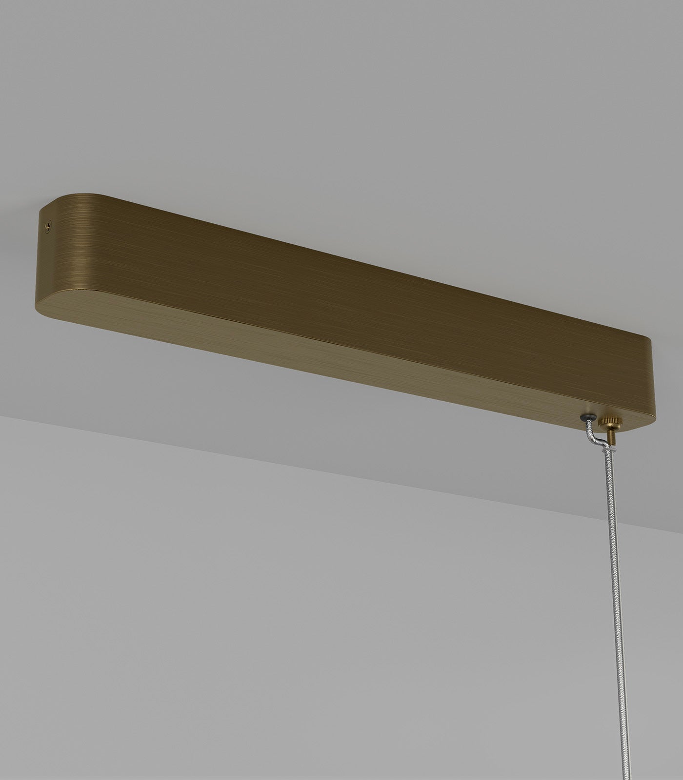Lighting Republic Edge Linear Interior Pendants 2700K Old Brass/ Iron 25W- LR.i02.75.120. + LR.A04.75.120.