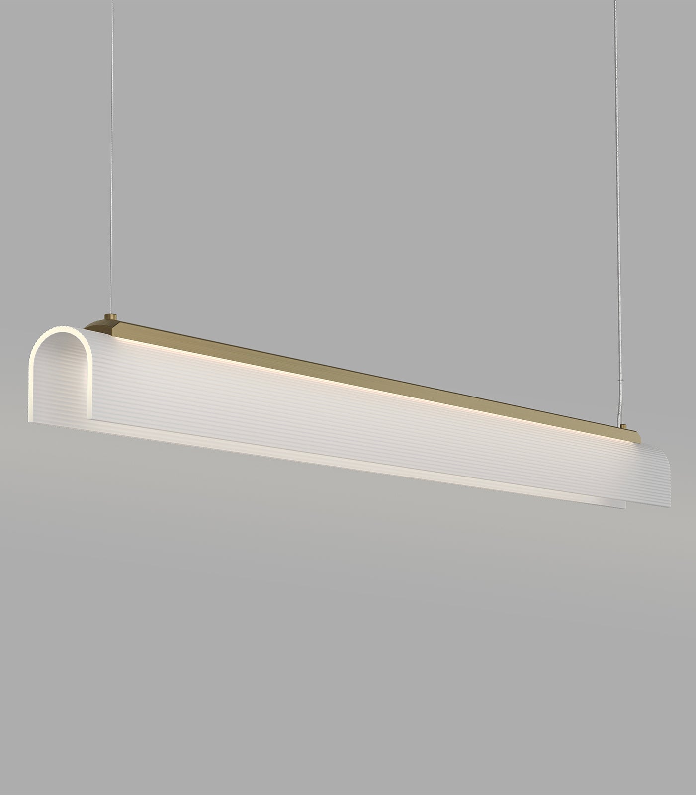 Lighting Republic Edge Linear Interior Pendants 2700K Old Brass/ Iron 25W- LR.i02.75.120. + LR.A04.75.120.