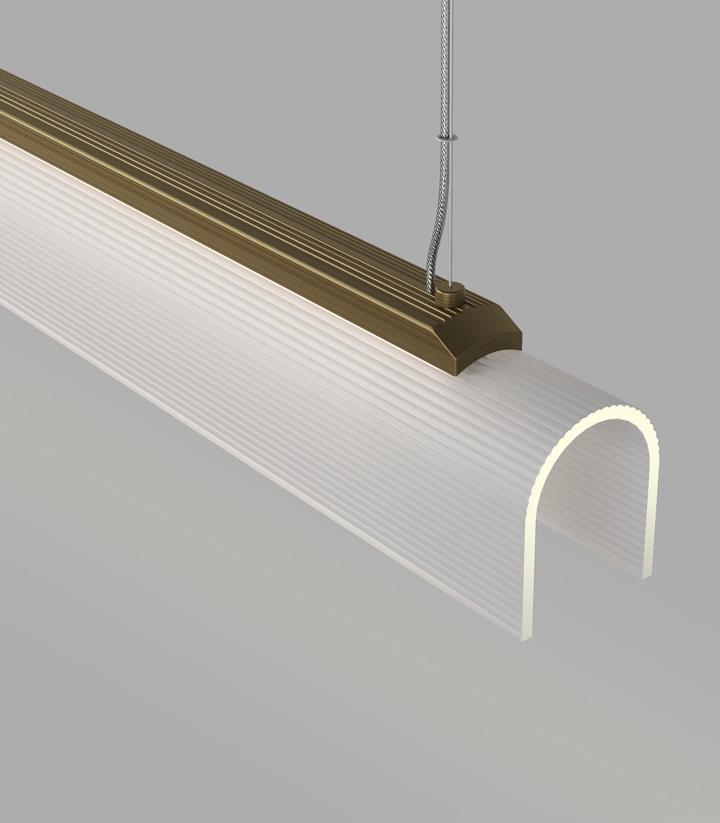 Lighting Republic Edge Linear Interior Pendants 2700K Old Brass/ Iron 25W- LR.i02.75.120. + LR.A04.75.120.