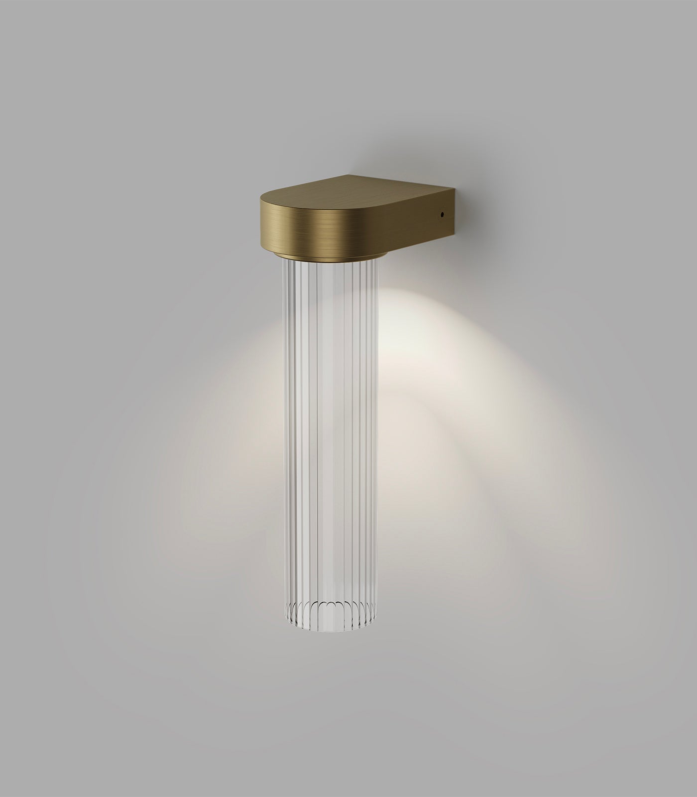 Lighting Republic Edge Interior Wall Light 2700K Old Brass/ Iron 4W IP44- LR.i01.75. + LR.A05.001.