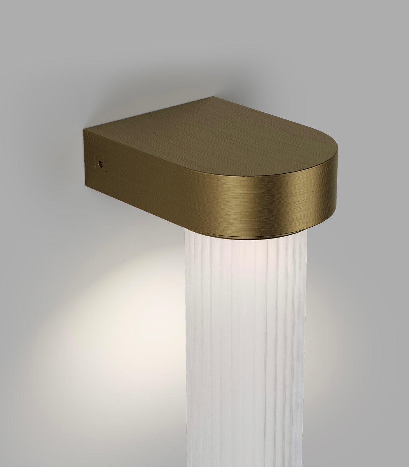 Lighting Republic Edge Interior Wall Light 2700K Old Brass/ Iron 4W IP44- LR.i01.75. + LR.A05.001.