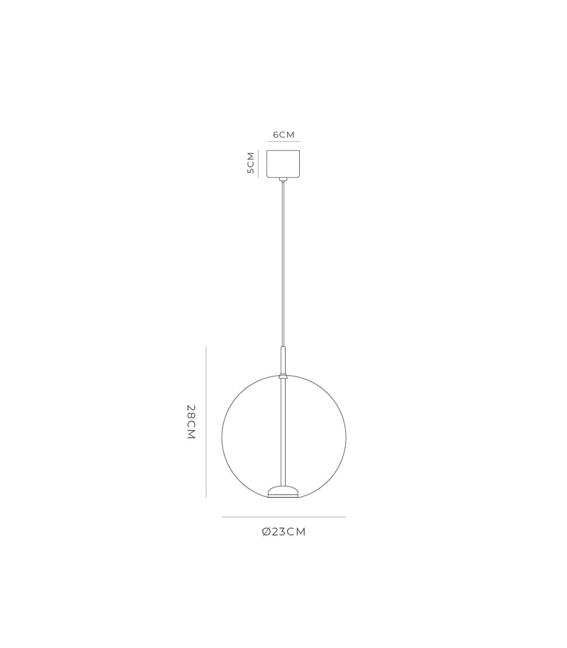 Lighting Republic Orb Air Pendants 2700K Clear / Frosted 4W - LR.i02.56.180, LR.i02.56.230, LR.i02.56.280