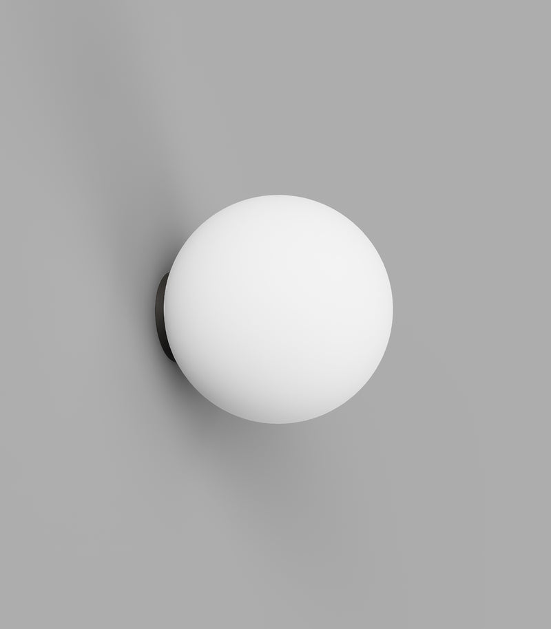 Lighting Republic Orb Mirror Interior Wall Light Chrome/ Dark Bronze/ White/ Old Brass/ Iron IP44 - LR.i01.54M. + LR.A03.S.