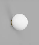 Lighting Republic Orb Mirror Interior Wall Light Chrome/ Dark Bronze/ White/ Old Brass/ Iron IP44 - LR.i01.54M. + LR.A03.S.