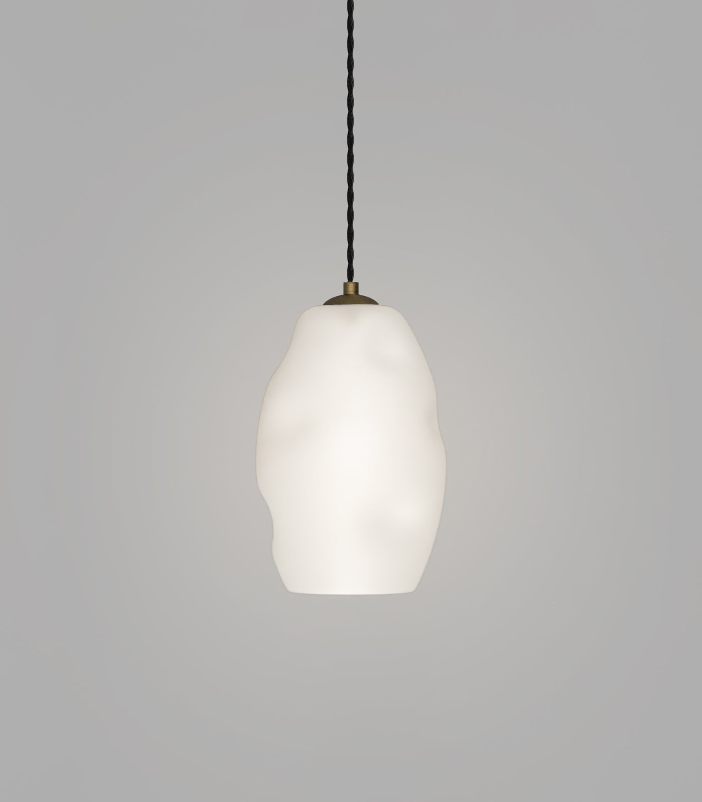 Lighting Republic Organic White Interior Pendant Old Brass- LR.i02.88.