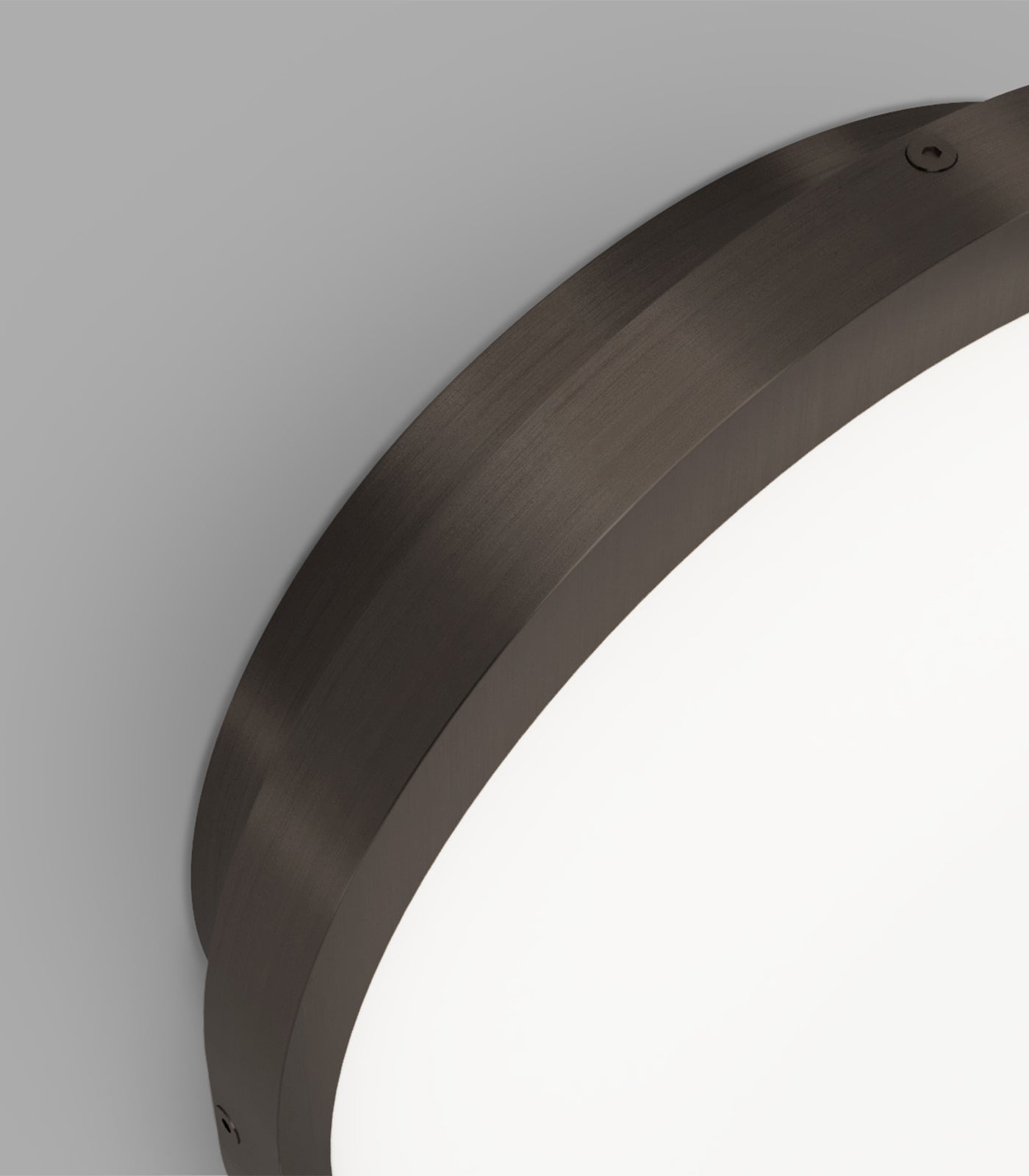 Lighting Republic Bode Round Wall/Ceiling Light 2700K Iron/ Brass/ White 10W IP65- LR.i01.85.RND