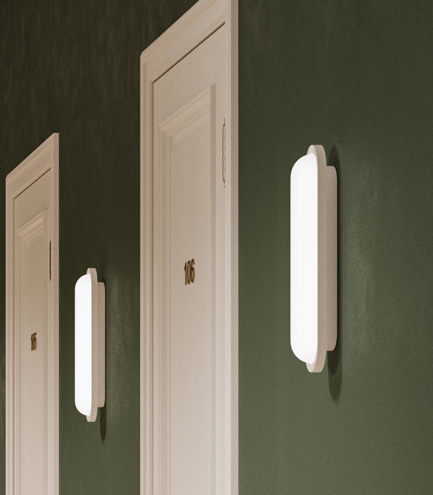 Lighting Republic Bode Interior Wall Light 2700K Iron/ Old Brass/ White 10W IP44 - LR.i01.85.