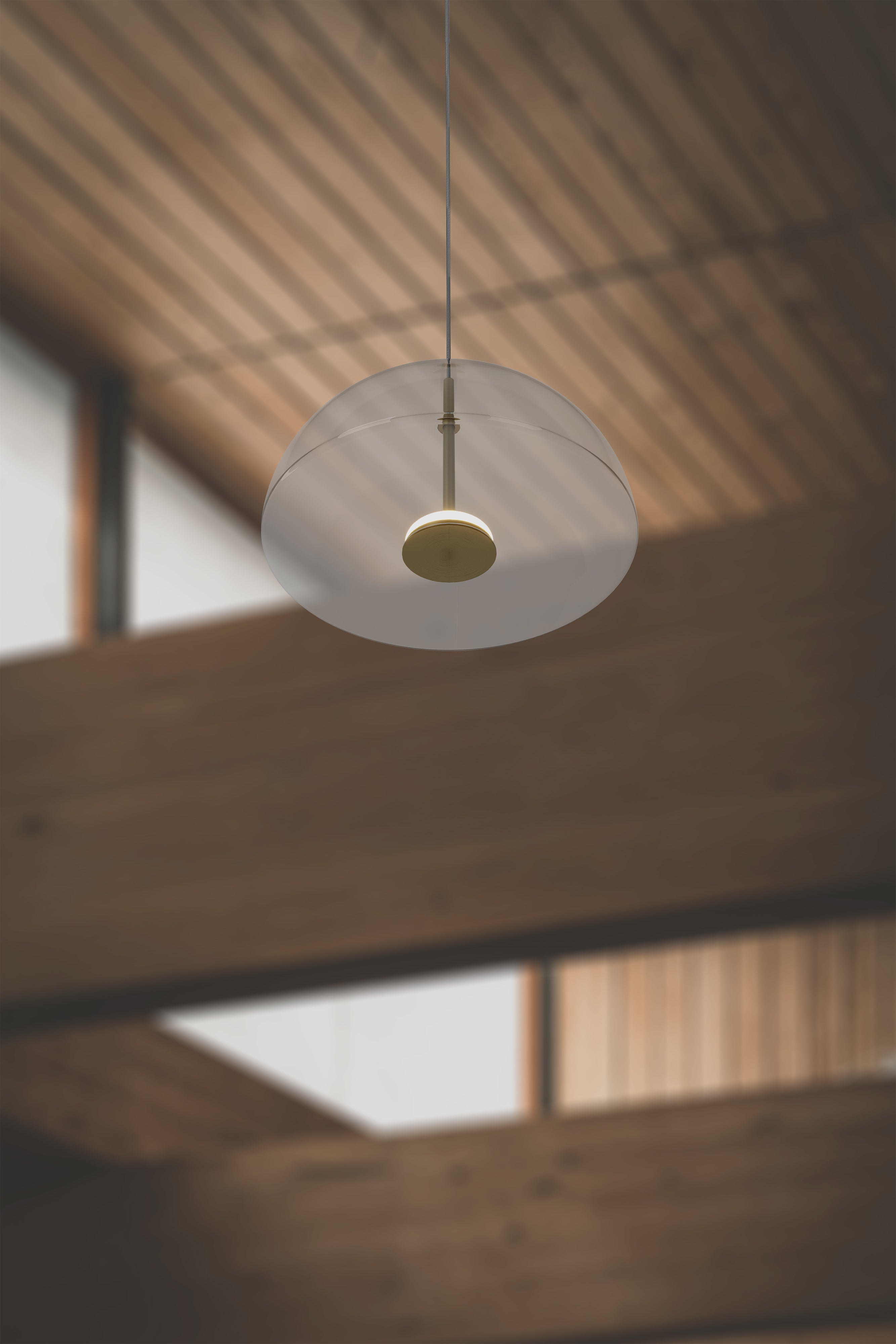 Lighting Republic Dome Air Interior Pendants 2700K Clear/ Frosted 4W- LR.i02.70.DM.CL.OB,  LR.i02.70.DM.FR.OB