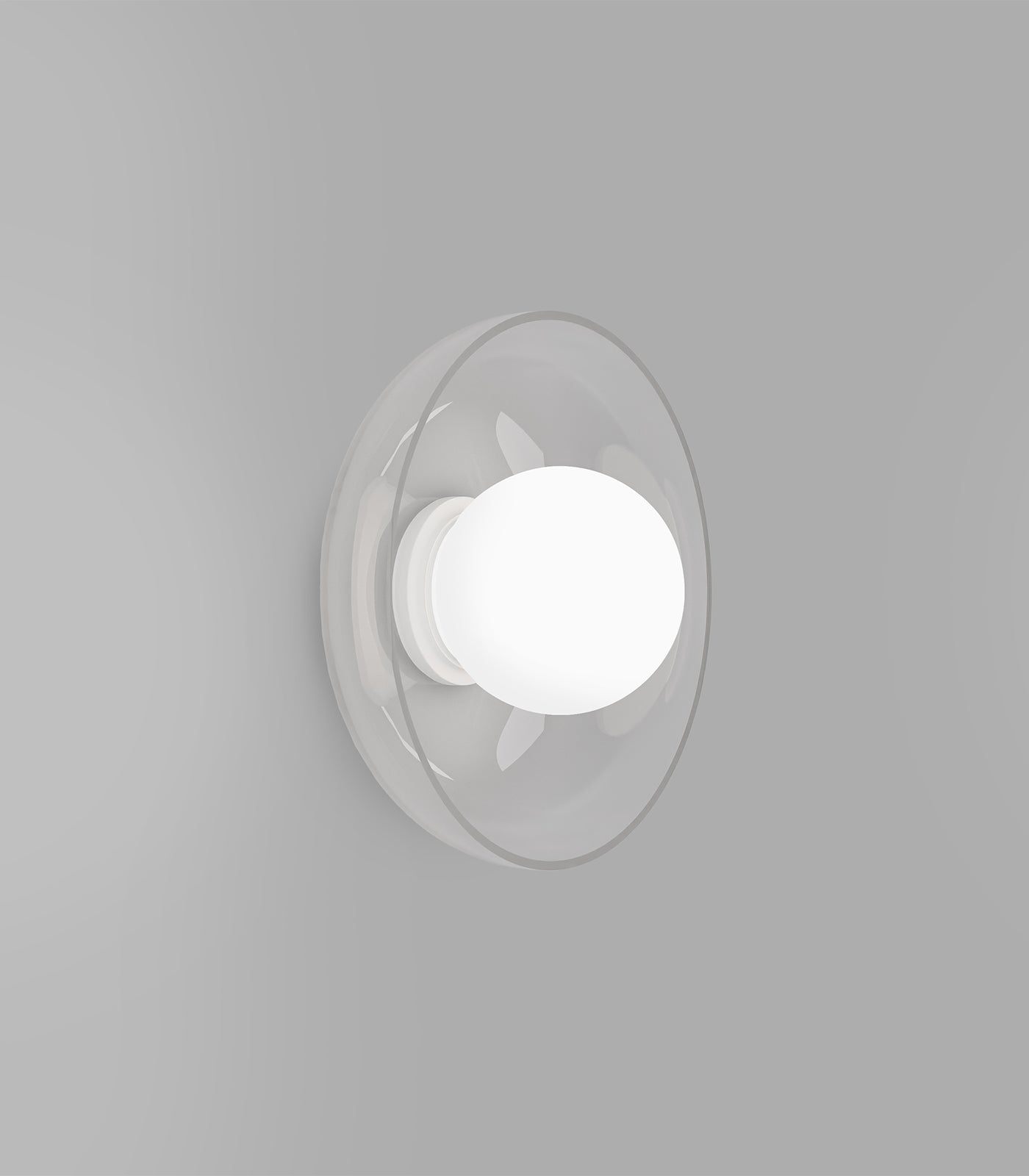 Lighting Republic Orb Artisan Wall Lights Clear/ White 240V IP44- LR.i01.54f.