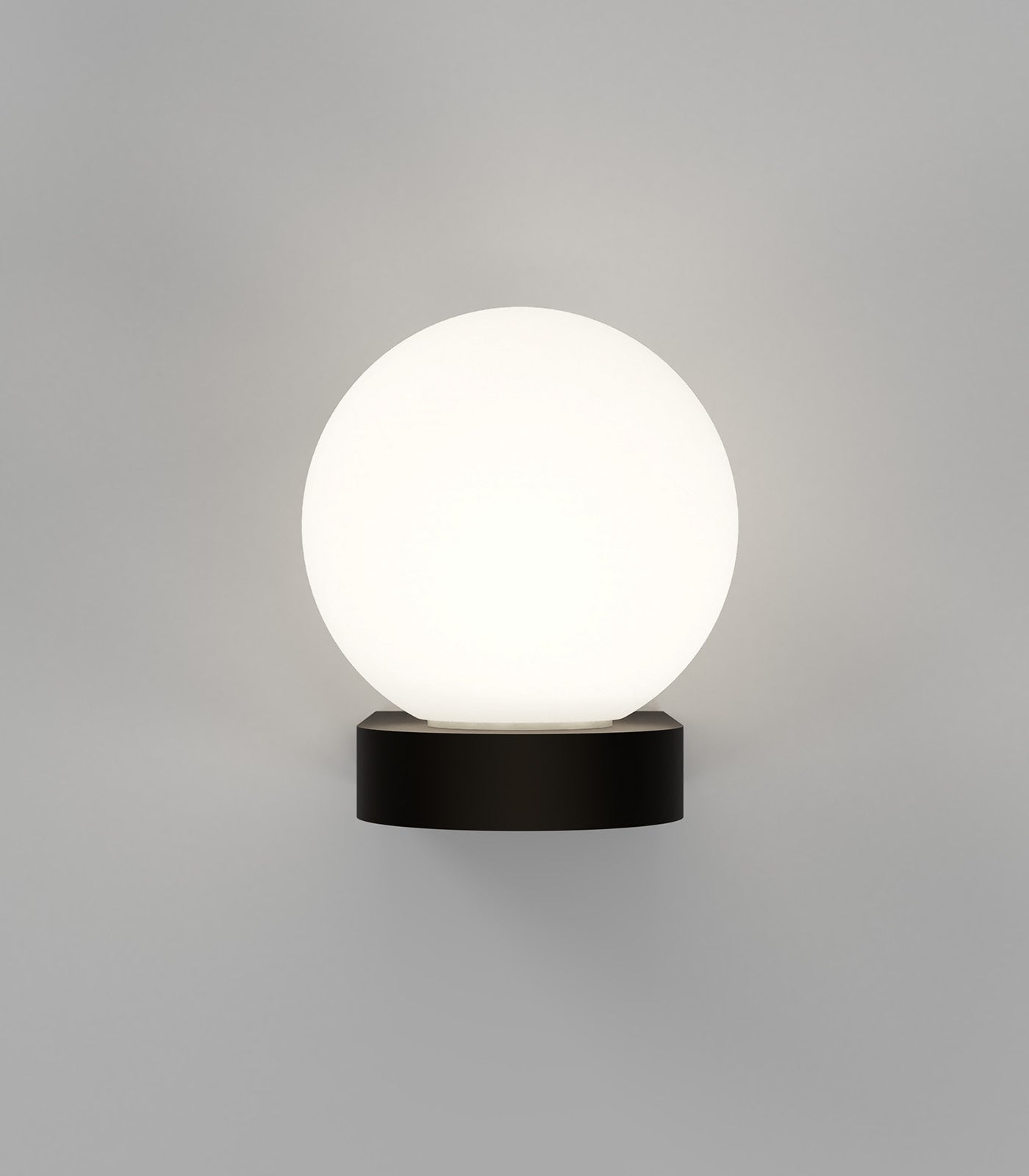 Lighting Republic Orb Ledge Exterior Wall Lights Small / Medium IP44 - LR.E01.54.DB + LR.A03.WH