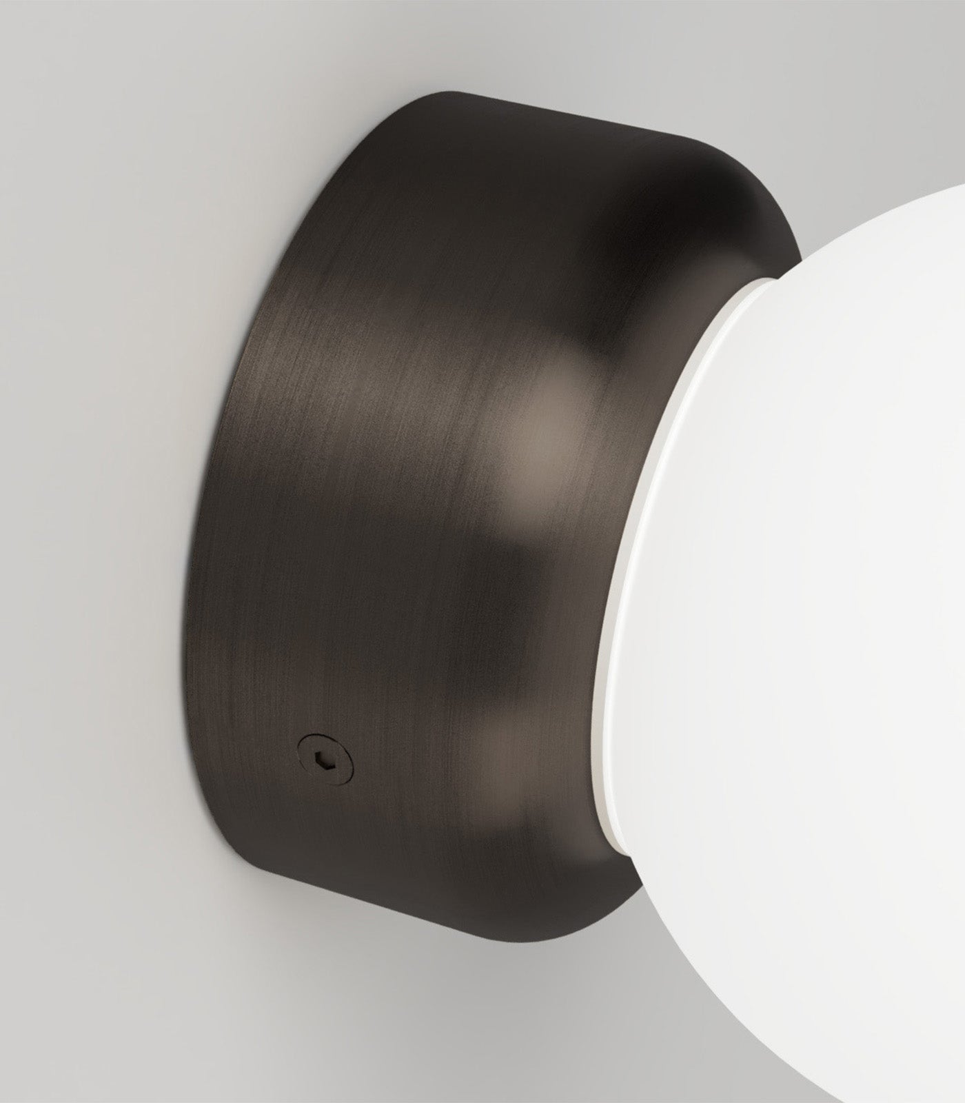 Lighting Republic Orb Deco Wall Lights White/ Iron/ Old Brass 240V IP44- LR.i01.54d