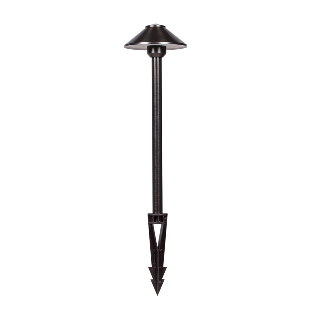 SAL LILY DZINE Garden Spike Lights 3000K Antique Brass 2.5W 12V IP65- SE7366G4/AB