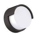 22692 Livi-8 Round 8W 240V IP65 Down Exterior Wall Light Black Domus Lighting