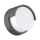 Domus Livi-8 Round Down Exterior Wall Lights Tri - Black / Dark Grey / White 8W 240V IP65 - 22692, 22693, 22694 - Domus Lighting