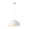 Domus Luna-400 Metal Interior Pendant Matt Black / Satin White 240V IP20 - 31366, 31367 - Domus Lighting