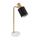 Domus MARISOL-DL Marble Satin Brass Table Lamp Black 240V IP20 - 22522 -  Domus Lighting