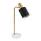 Domus MARISOL-DL Marble Satin Brass Table Lamp Black 240V IP20 - 22522 -  Domus Lighting