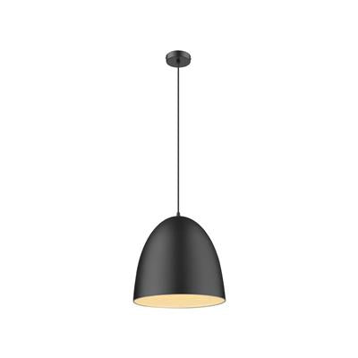 Domus Melody-300 Metal Interior Pendant Matt Black / Satin White 240V IP20 - 31443, 31444- Domus Lighting