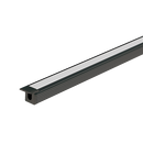 Domus Micro Recessed Profile per metre c/w End Caps LED Channel and Accessories Black/ Aluminium/ White - 21956, 21957, 21958