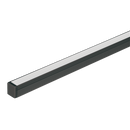 Domus Micro S/MOUNT Profile per metre c/w Endcaps LED Channel and Accessories Black/ Aluminium/ White - 21941, 21940, 21942