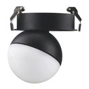 Domus Moon Trio Recessed Ceiling Light Opal Dimmable LED Downlight Tri - Black / White 6/9W 240V IP20 - 22806, 22807 -  Domus Lighting 