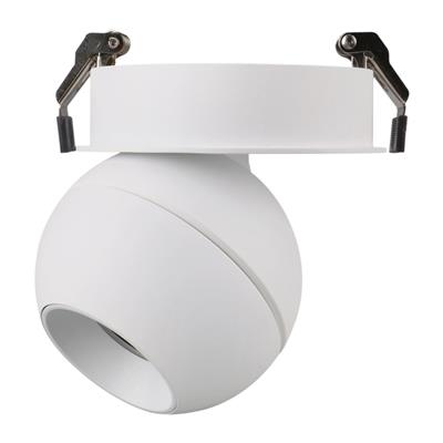 Domus Moon Trio Recessed Ceiling Light Spot Dimmable LED Downlight Tri - Black / White 6/9W 240V IP20 - 22808, 22809 - Domus Lighting