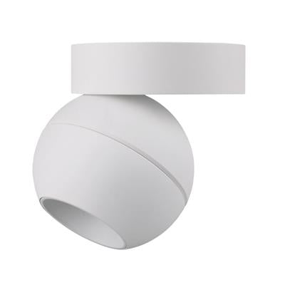 Domus Moon Surface Mount Light Opal Dimmable Pendants Tri - Black / White 6/9W 240V IP20 - 22814, 22815