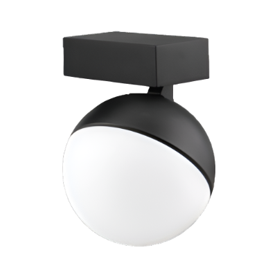 Domus Moon Dimmable Opal Interior Wall Light Tri - Black / White 6W/9W 240V IP20 - 22822, 22823 - Domus Lighting