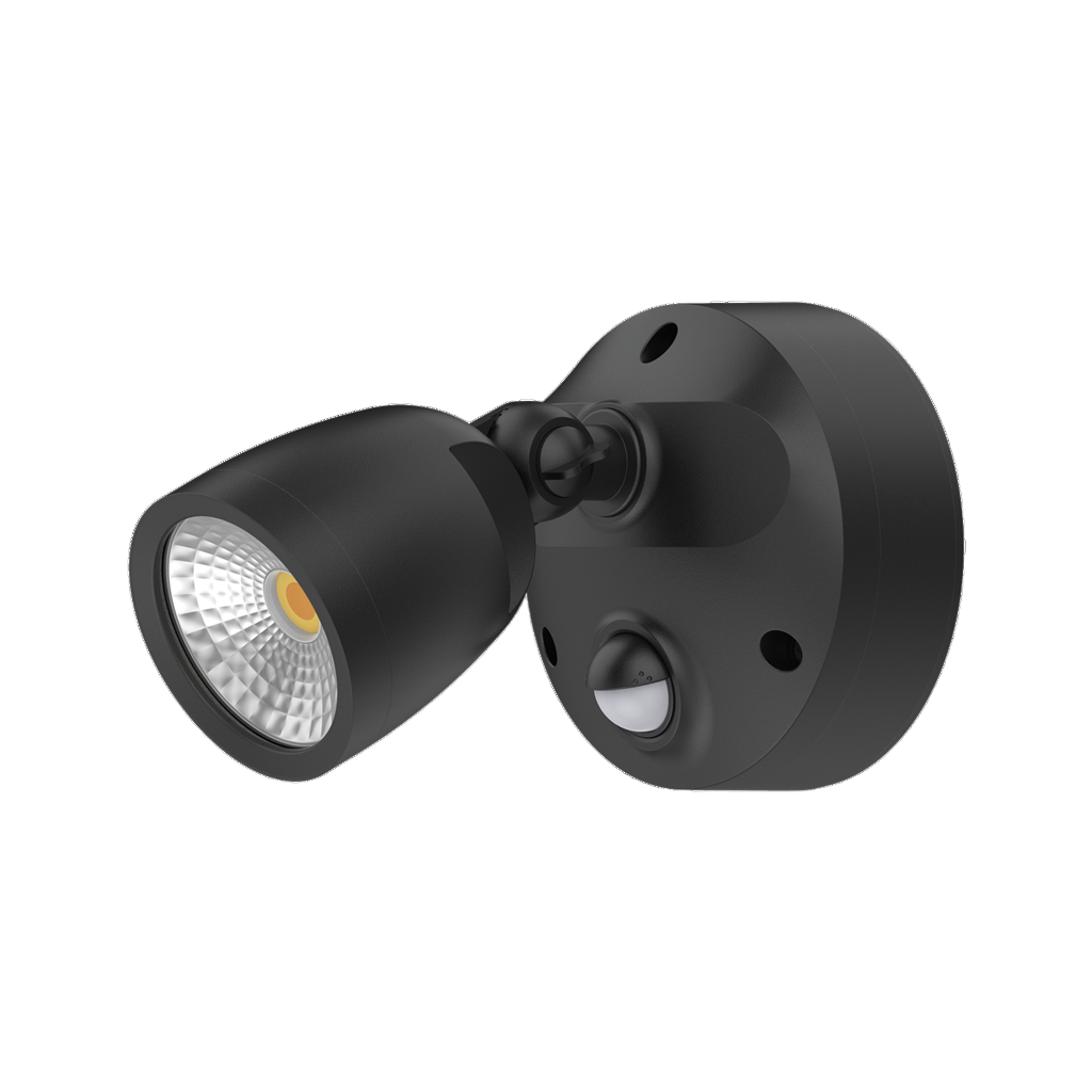 Domus MURO-ECO-10S LED Spotlights Tri - White / Black 10W 240V IP65 - 25073, 25072 - Domus Lighting