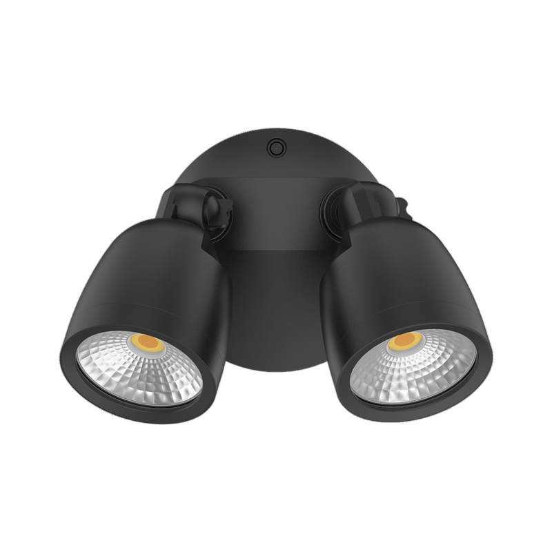 Domus MURO-ECO-20 LED Spotlights Tri - White / Black 20W 240V IP65 - 25075, 25074 - Domus Lighting