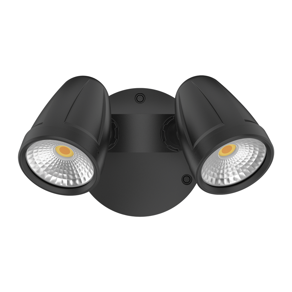 Domus MURO-MAX-32 LED Spotlights Tri - Black / White 32W 240V IP65 - 25085, 25084 - Domus Lighting