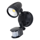 Domus Muro-Pro- 15S Single Head LED Spotlight Exterior Wall Lights Tri - Black / Dark Grey / White 15W 240V IP54 - 25056, 25057, 25058 -  Domus Lighting