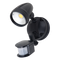 Domus Muro-Pro- 15S Single Head LED Spotlight Exterior Wall Lights Tri - Black / Dark Grey / White 15W 240V IP54 - 25056, 25057, 25058 -  Domus Lighting
