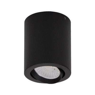 Domus Neo-10 Round Surface Mount Tiltable Dimmable LED Downlight Tri - Black 10W 240V IP20 - 21294 - Domus Lighting