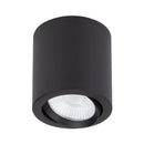 Domus Neo-20 Round Surface Mount Tiltable Dimmable LED Downlight Tri - Black 20W 240V IP20 - 21296-Domus Lighting