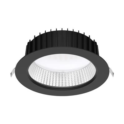 Domus Neo-Pro Round Recessed Dimmable LED Downlight Kit Tri - Black 35W 25V IP65 - 20919
