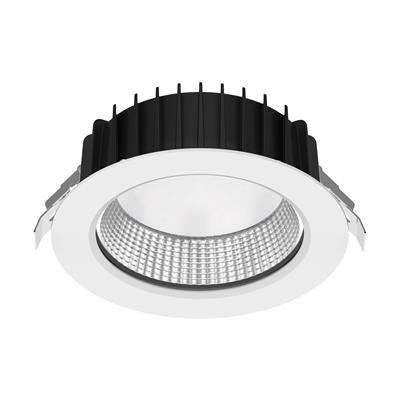 Domus Neo-Pro Round Recessed Dimmable LED Downlight Kit Tri - White 35W 240V IP65 - 20920, 21886