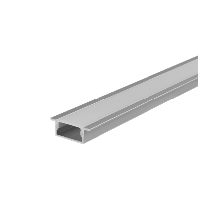 Domus NOVA-20-REC per metre c/w Diff & End Caps LED Channels and Accessories Black/ Aluminium/ White IP67 - 22942, 22941, 22943