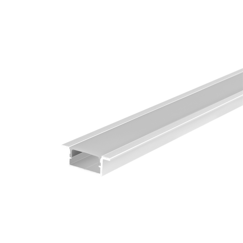 Domus NOVA-20-REC per metre c/w Diff & End Caps LED Channels and Accessories Black/ Aluminium/ White IP67 - 22942, 22941, 22943