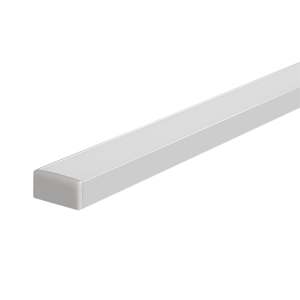 Domus NOVA-20-SM per metre c/w diff End Caps LED Channels and Accessories Black/ Aluminium/ White IP54 - 22938, 22937, 22939
