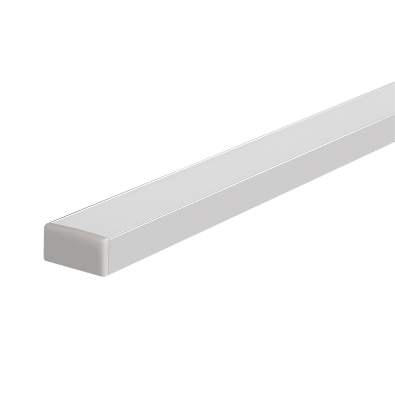 Domus NOVA-20-SM per metre c/w diff End Caps LED Channels and Accessories Black/ Aluminium/ White IP54 - 22938, 22937, 22939